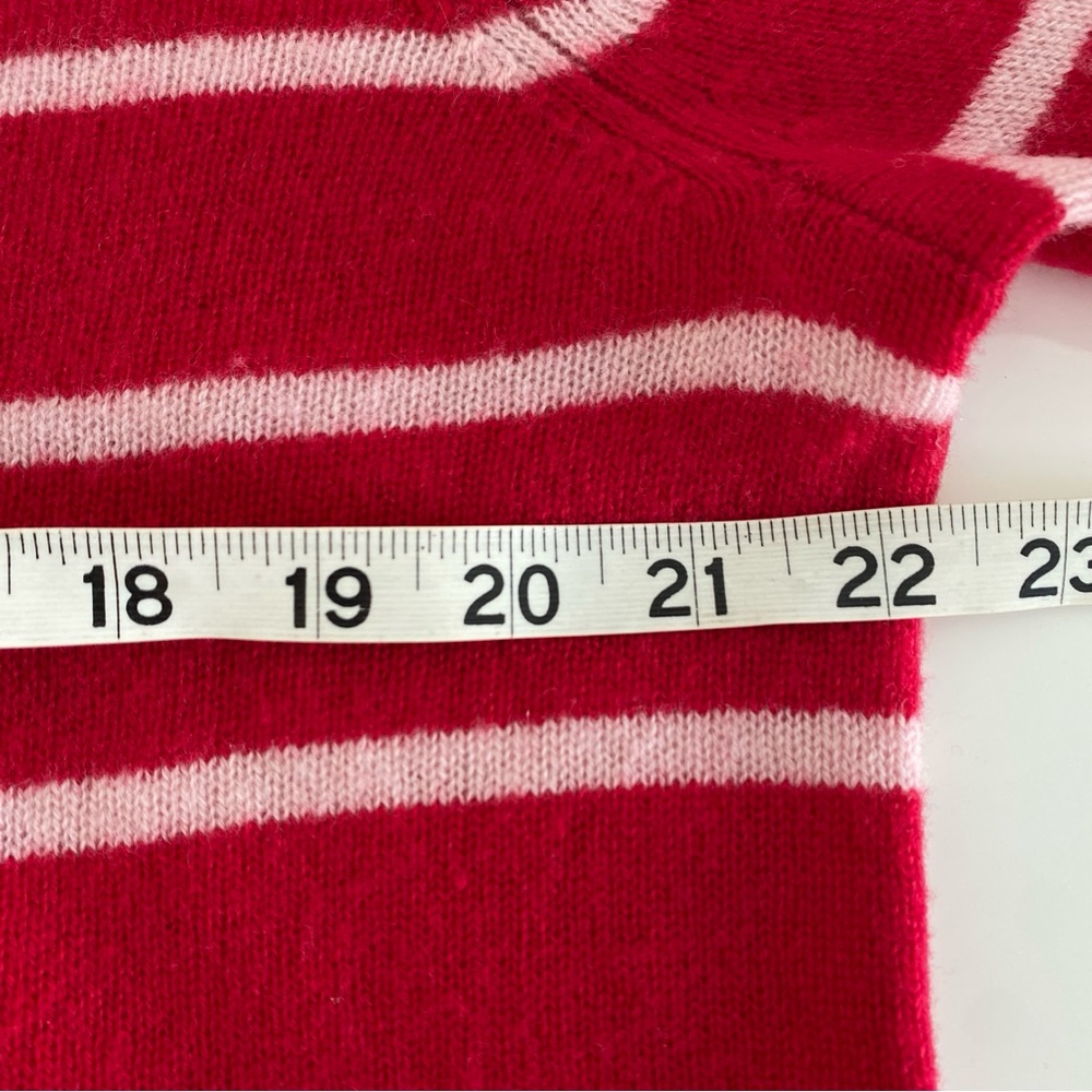 Calson Red Striped cashmere Sweater - Picture 6 of 8